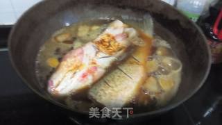 冻豆腐烧梭鱼的做法步骤：6