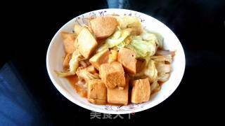 冻豆腐炒白菜的做法步骤：7