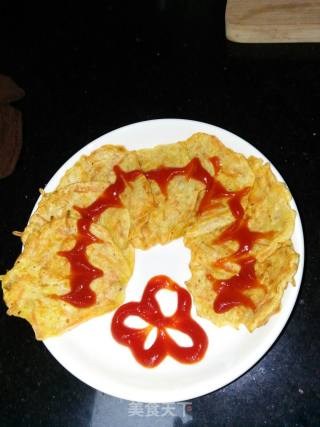 “ 御寒美食 ”胡萝卜煎饼的做法步骤：7