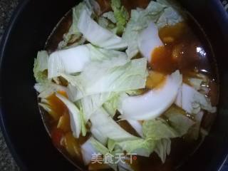 #御寒美食#番茄小火锅的做法步骤：7