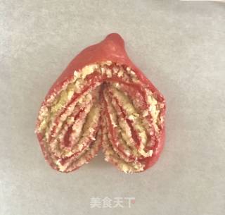 心形椰蓉面包的做法步骤：12