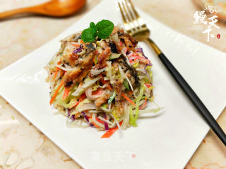 健康轻食 | 鳗鱼蟹柳沙拉的做法步骤：10