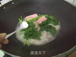 薯叶清汤面的做法步骤：10