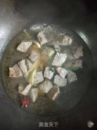 #御寒美食#～牛肉炖萝卜的做法步骤：7