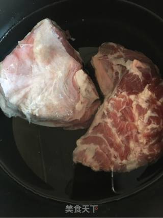 咸菜丝拌羊肉的做法步骤：1