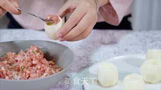 茨菇酿肉的做法步骤：5