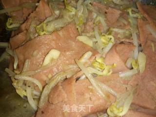 培根炒豆芽的做法步骤：7