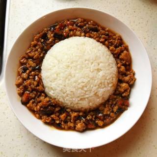 肉未红极参捞饭的做法步骤：11