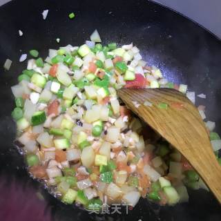 芙蓉疙瘩汤的做法步骤：3