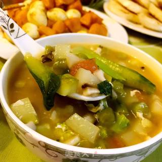 芙蓉疙瘩汤的做法步骤：6