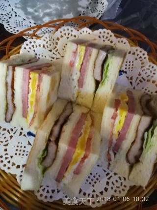早餐三明治的做法步骤：12