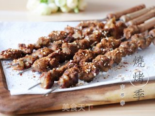 自制烤羊肉串的做法步骤：9