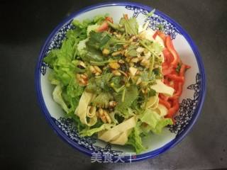 生菜拌腐皮的做法步骤：8