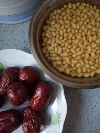 红枣豆浆的做法步骤：1