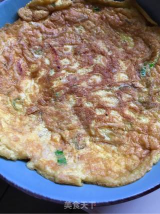 咸菜蛋饼的做法步骤：7
