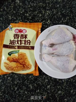 酥脆炸鸡腿的做法步骤：1