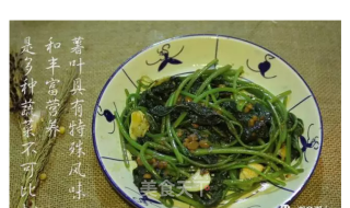 潮音潮人：豆酱清炒番薯叶的做法步骤：8