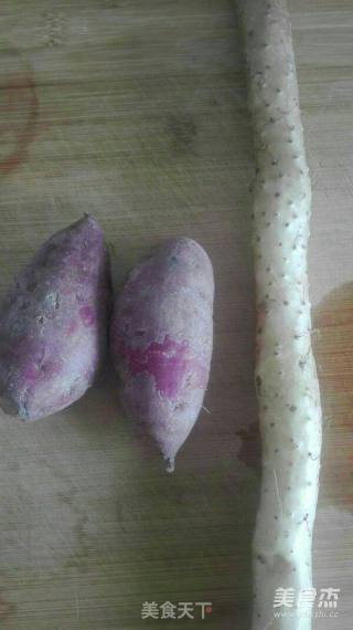 紫薯山药膏的做法步骤：1