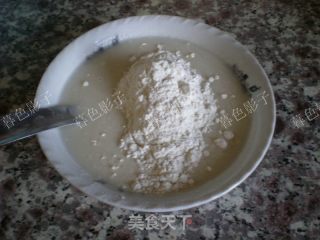 生菜叶卷小酥肉的做法步骤：2