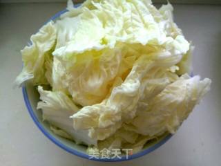 白菜粉丝炖豆腐的做法步骤：2