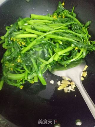清炒菜心/芥兰的做法步骤：4