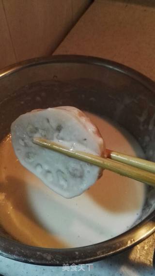 炸藕合的做法步骤：9