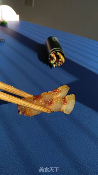 荷兰豆炒腊肉的做法步骤：3