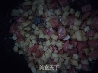 土豆香肠焖饭的做法步骤：5