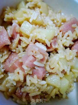 土豆香肠焖饭的做法步骤：6
