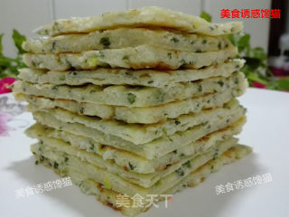 鸡蛋葱油煎饼的做法步骤：5