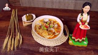辣白菜面片汤的做法步骤：17
