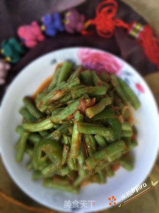番茄豆角的做法步骤：5