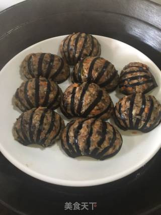 灯笼茄饼（少油版）的做法步骤：5