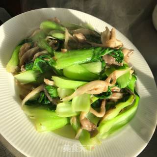 香菇青菜的做法步骤：7