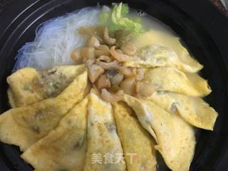 荷包蛋粉丝煲的做法步骤：8