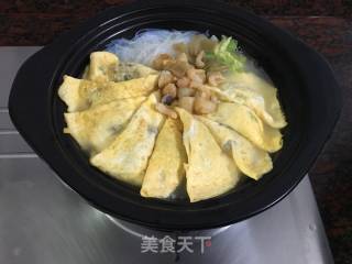荷包蛋粉丝煲的做法步骤：9