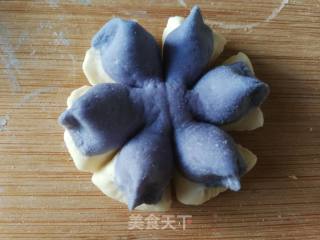 玩面系列之双色花样馒头的做法步骤：9