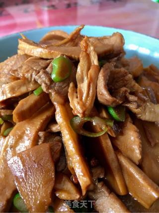 肉片炒竹笋的做法步骤：8
