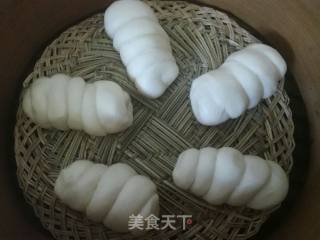 玉米面火腿鱼松卷的做法步骤：9