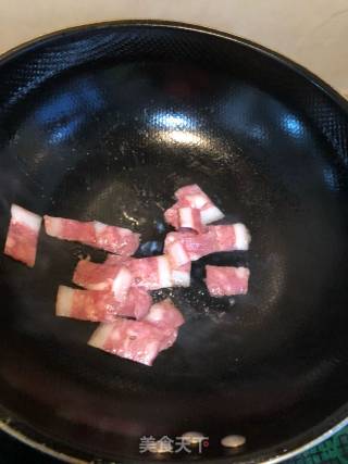 儿菜炒培根的做法步骤：4