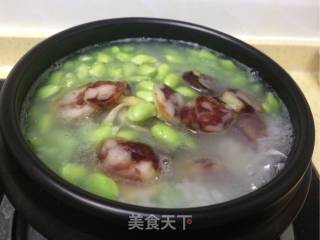 石锅咸粥的做法步骤：3