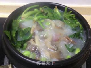 石锅咸粥的做法步骤：5