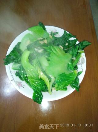 蒜蓉炒水东芥菜的做法步骤：14