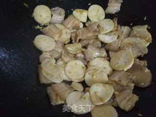 五花肉炒杏鲍菇的做法步骤：11