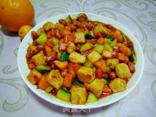 宫保豆腐的做法步骤：18