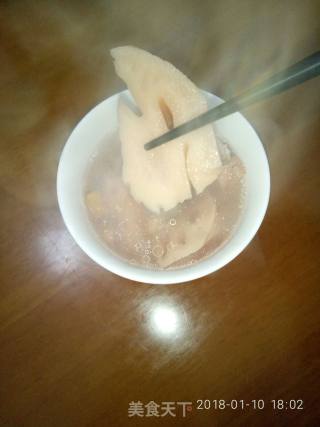 莲藕花生骨头汤的做法步骤：12
