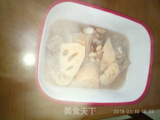 莲藕花生骨头汤的做法步骤：13