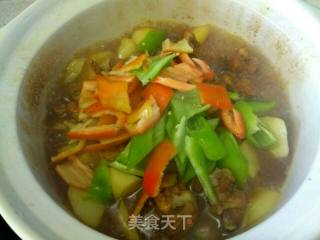 尖椒土豆炖翅根的做法步骤：15