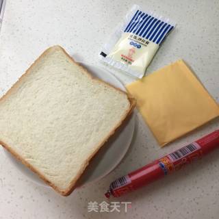 棒棒糖吐司的做法步骤：1