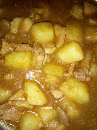 土豆炖猪肉的做法步骤：7